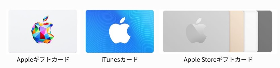 Appleギフトカード 種類