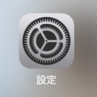 iPhone 設定アプリ アイコン